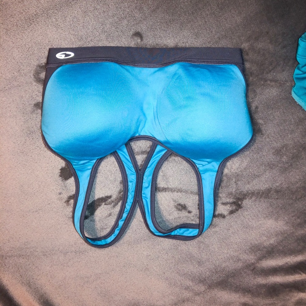 Medium blue sports bra